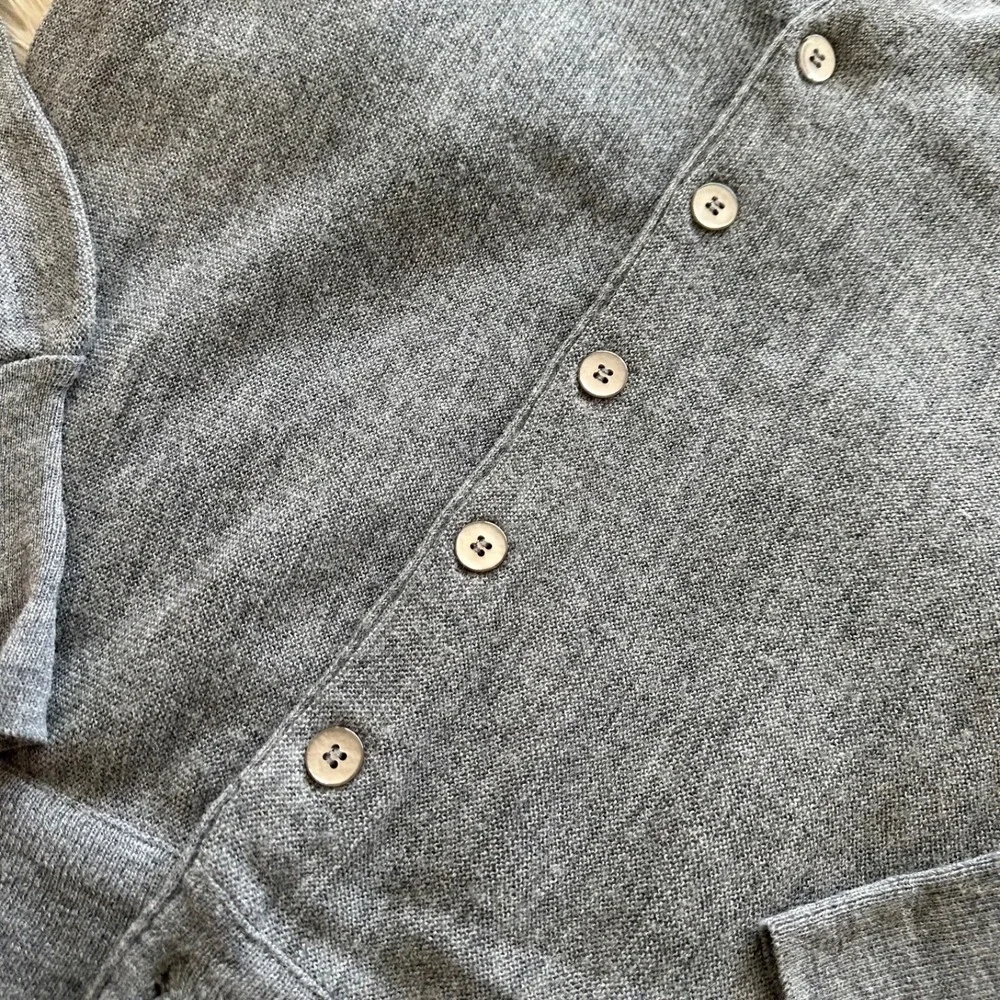 Jefflinks‎ Lord Jeff Cardigan Sweater Mens L Gray Grandpacore Golf Dupont Orlon